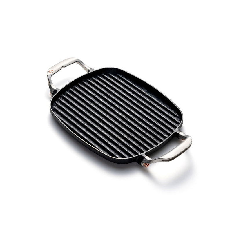 Outset Cast Iron Grill Pan With Ridges