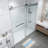 Opal Mirage MCOCOD 46-48.75" W x 76" H Double Sliding Soft Close Shower Door with 3/8" (10mm) Clear Glass-74762224