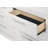 6-Drawer Dresser And Mirror White High Gloss