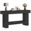 Console de 63 po Wilborn, table de canapé étroite en bois, table basse