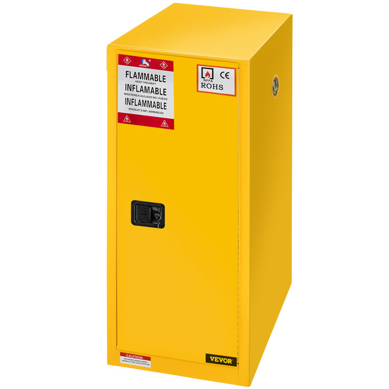 VEVOR Flammable Cabinet 18.1" x 18.1" x 35.4" with Adjustable Shelf