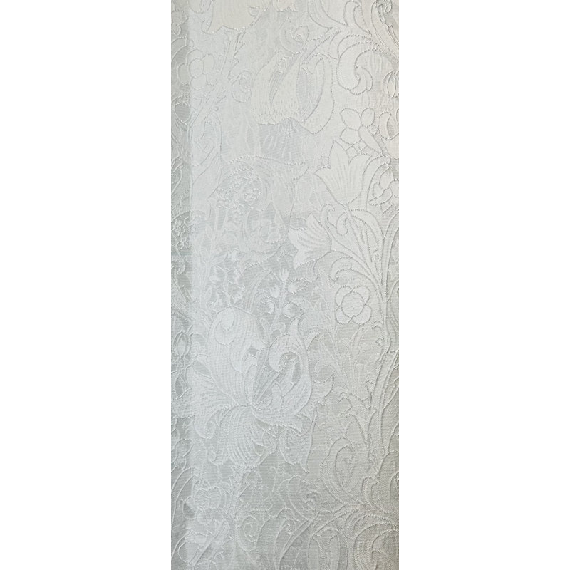 Panneau de rideau simple obscurcissant en polyester, Blanc, L 54 po x L 84 po