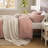 Bedsure Cotton Comforter with Throw Waffle Blanket and Decorative Pillow,Bedding Comforter Sets-110189444-110189443