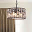 Luminaire tambour cylindrique à 4 lumières à intensité variable