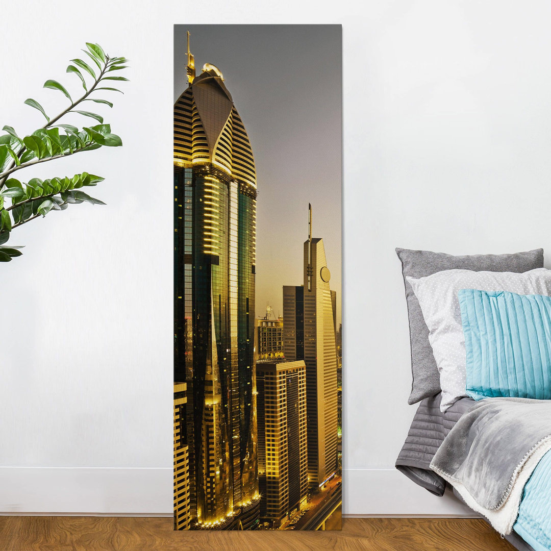 Leinwandbild Goldenes Dubai