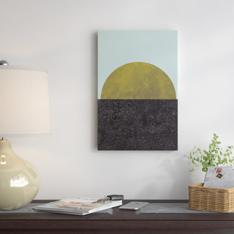 « last quarter », impression sur toile tendue, Toile avec cadre noir, H 48 po x l 32 po x P 1,5 po