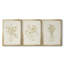 Faded Flower Arrangment I - Toile tendue avec châssis sur mesure - 3 pièces-665391686-665391692