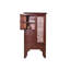 Armoire décorative en bois massif brun