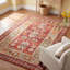 Laughlin Wool Oriental Area Rug in Red/Beige-2022945220