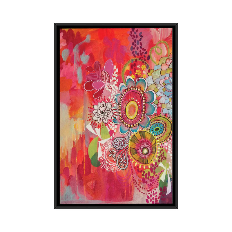 « miss libby » par stéphanie corfee, impression sur toile, H 26 po x l 18 po x P 1,5 po, Toile avec cadre noir, Pas de tapis