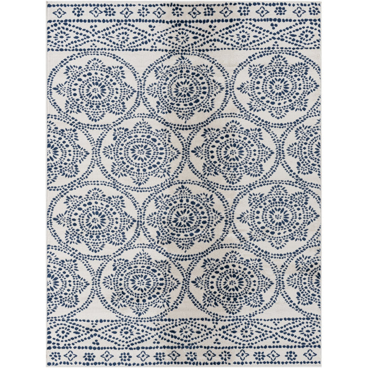 Tapis bleu Addilee