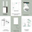 Sylvelin 40'' W 30'' H Recessed or Surface Mount Frameless Medicine Cabinet with Mirrors