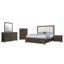 Table de chevet brun foncé Melissa