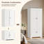 Armoire-penderie à 4 portes avec armoire H 71 po x l 31,5 po Armoire