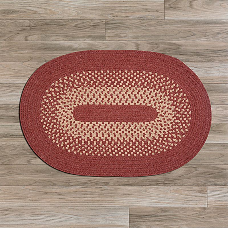 Paden Wool Blend Reversible Area Rug - Rosewood, Rectangle 2' x 4'