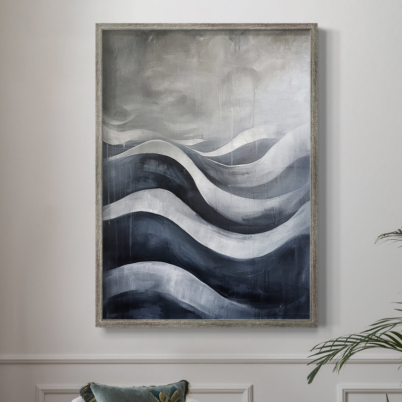 ABSTRACT Series CDL XXVII, reproduction encadrée - bois massif, H 15 po x l 12 po