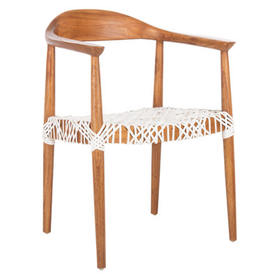 Kazbah Genuine Leather Dining Armchair