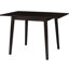 3 Configuration de salle à manger. Table à abattants et 2 chaises rembourrées. Parfait pour les petits espaces. Fonctionnalité extensible. Bien-être ergonomique. Bois massif. Option d'assemblage simple avec-1958919284