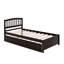 Base de lit simple avec lit gigogne en bois-747110815