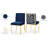 Sansa 20'' H Velvet Upholstered Side Chair-574832276-574832277