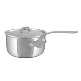 Mauviel M'Cook SB 5-Ply Sauce Pan With Brushed Cast Stainless Steel Handle, 3.3-Qt