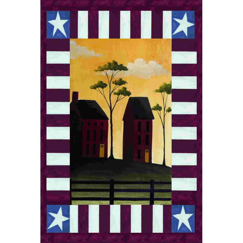 " Americana Home ", 18" H x 12" W