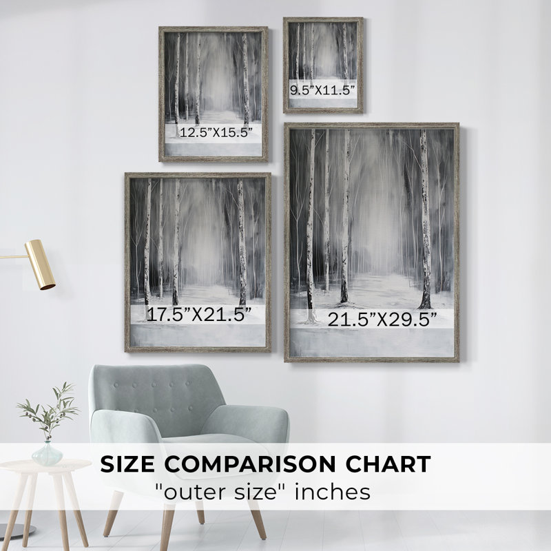 LANDSCAPES Series XCIV, reproduction encadrée - bois massif, H 11 po x l 9 po