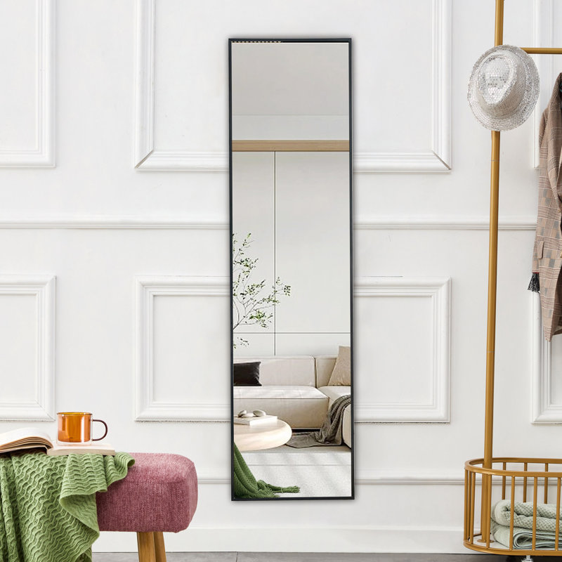 Miroir pleine longueur mural en alliage d'aluminium