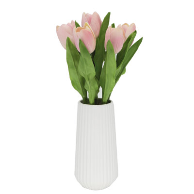 Centre de table tulipes dans un vase