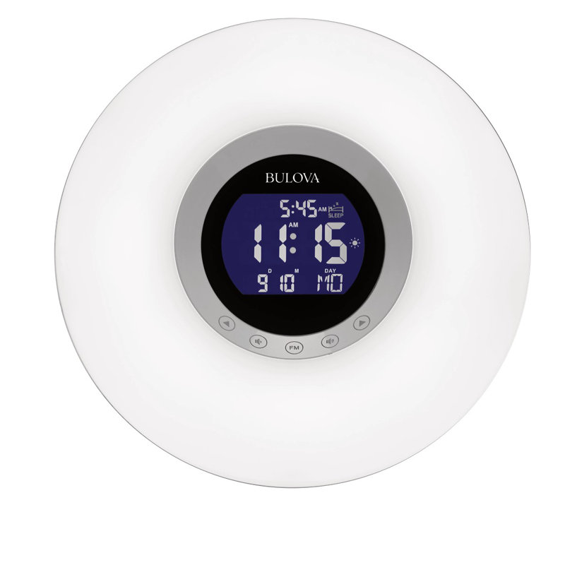 Ivy Bronx 9593D0DAC3474DD5AC89BF42BAD7B5A2 Multi Color Alarm Clock