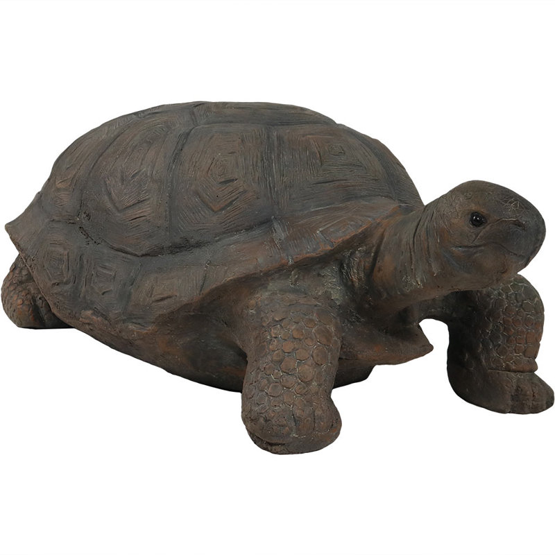 Gospodarczyk 30" Poly-Concrete Outdoor Tortoise Statue