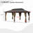 14 Ft. X 22 Ft. Heavy Duty Hardtop Aluminum Gazebo, Extra Large Outdoor Patio Gazebo, Weatherproof Backyard Shade Structure-124443970