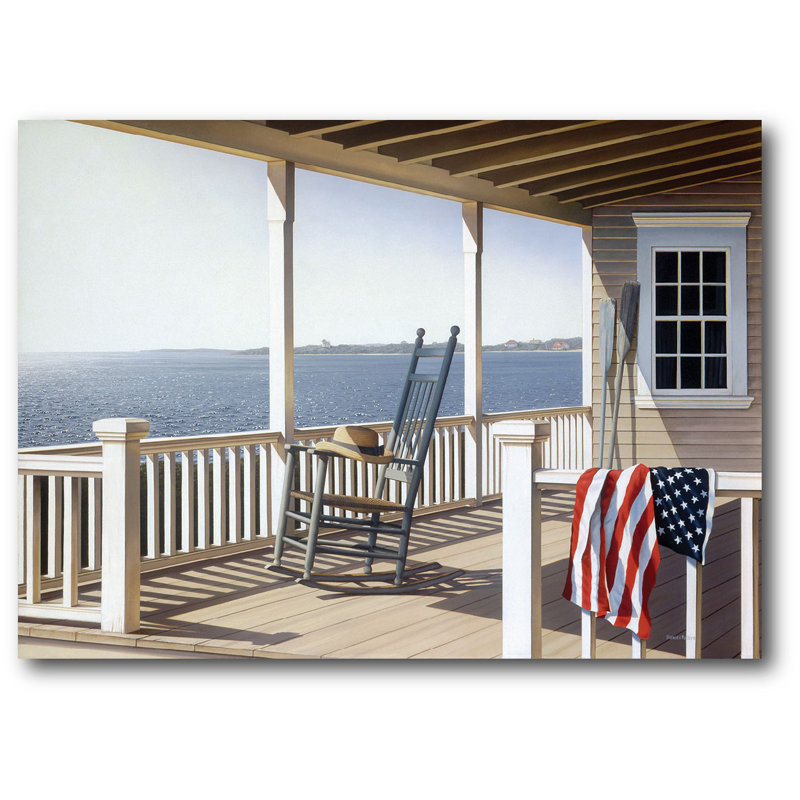 «American Porch», reproduction d'impression sur toile tendue, H 16 po x l 20 po x P 1,5 po