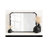 Ornate Rectangle Metal Wall Mirror-1133267411