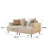 Arenzville 66.14" Modern Soft Cushion Fabric Sofa