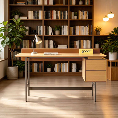 Italian style minimalist office desk