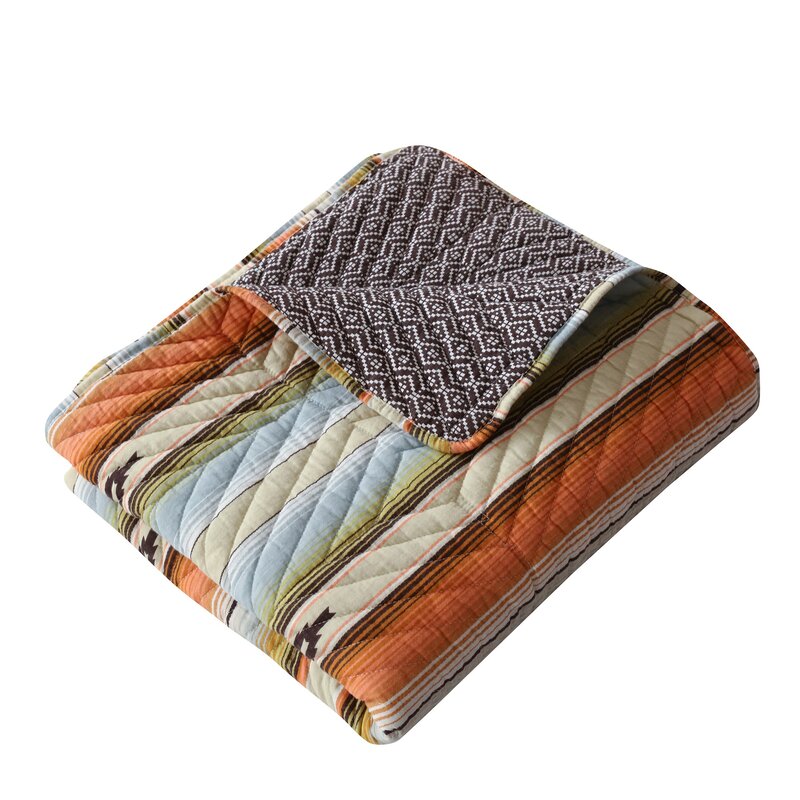 Union Rustic Lyla Quilted Throw Blanket & Reviews | Wayfair