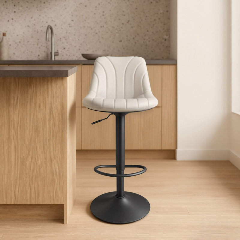 Tabourets de bar, Blanc