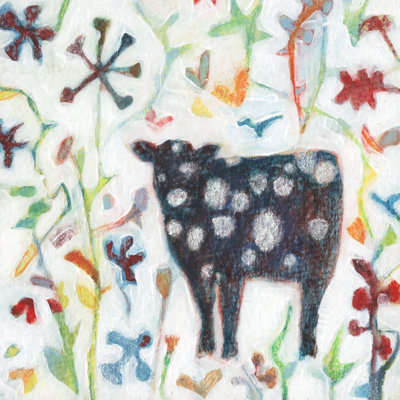 Moona I by Sue Jachimiec - Wrapped Canvas Painting