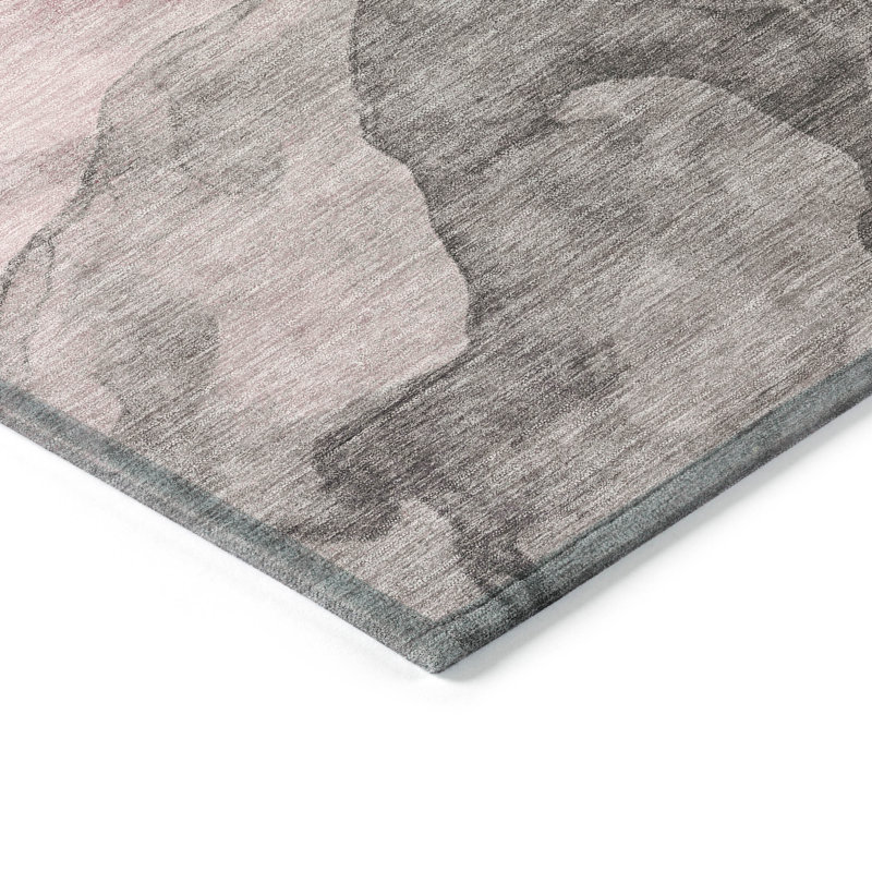Tapis intérieur / extérieur lavable à la machine Xhevrie, Tapis de couloir 2 pi 3 po x 7 pi 6 po