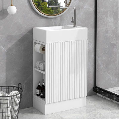 Meuble-lavabo 18,6 po avec lavabo