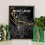 « portland city map », reproduction d’impression sur affiche en luxe-31735830