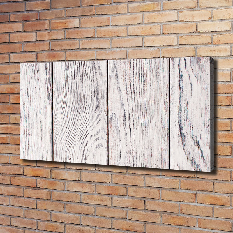 Wooden Wall - Wrapped Canvas Print