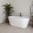59" Streamline Soaking Freestanding Tub With Internal Drain-108964764