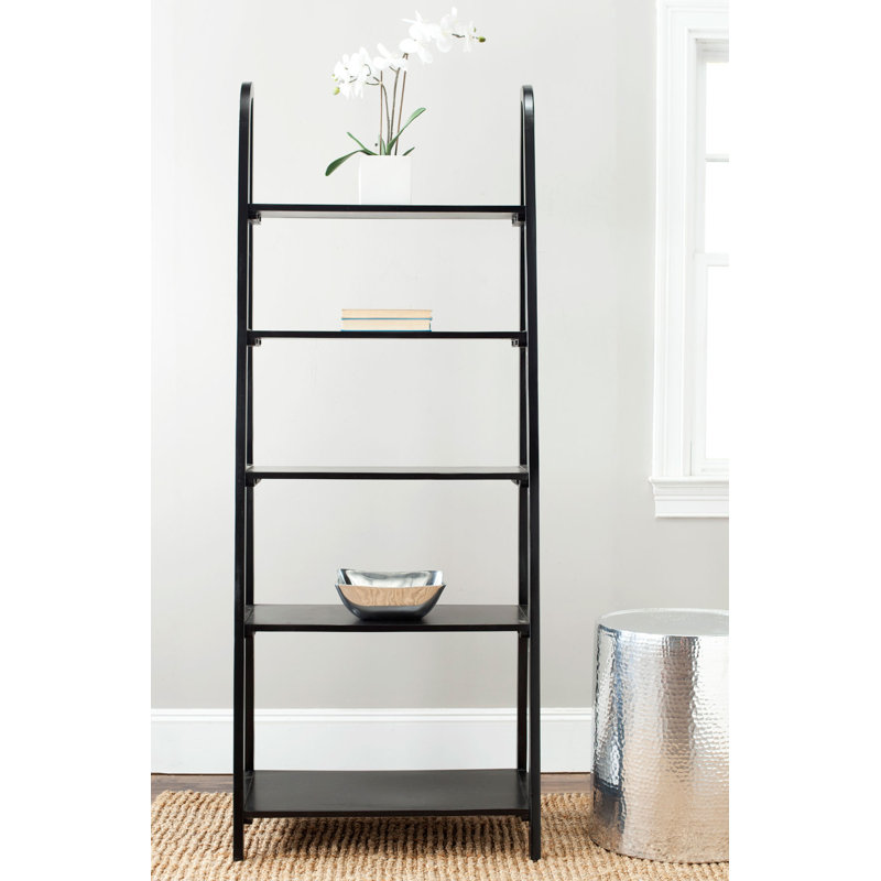 Albirta Ladder Bookcase, Black
