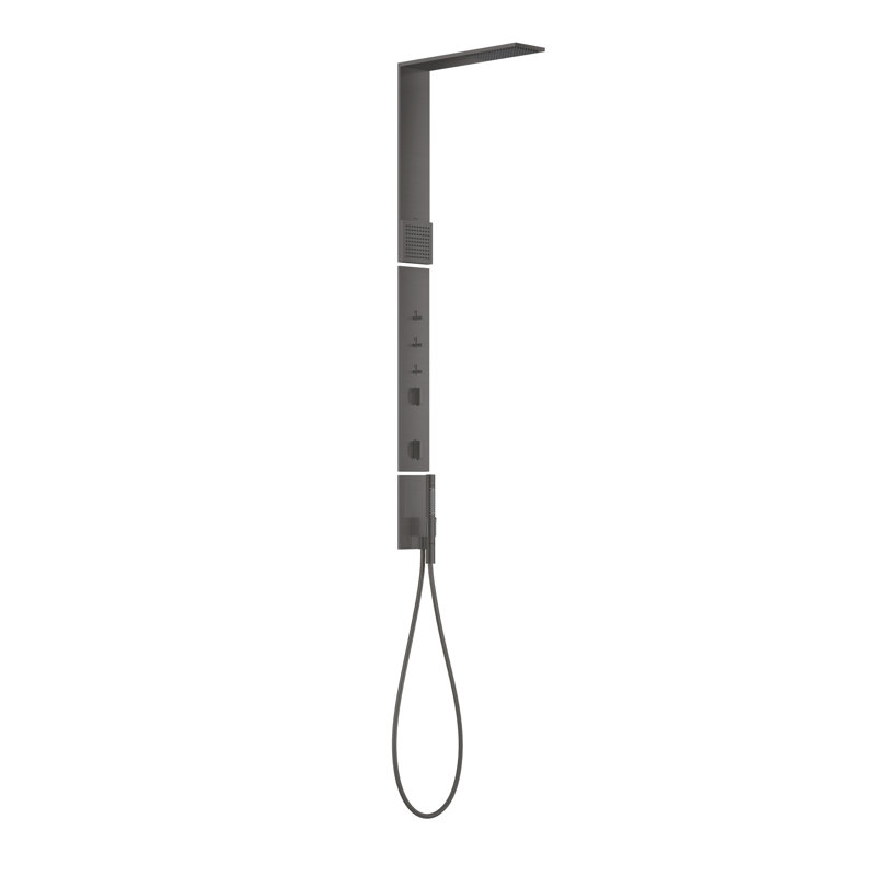 AXOR Showercomposition Shower Column Set, 2.5 GPM, Brushed Black Chrome