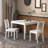 Costway Wood Dining Chair Set Of 2 With Rubber Wood Legs Curved Backrest For Kitchen-976471962