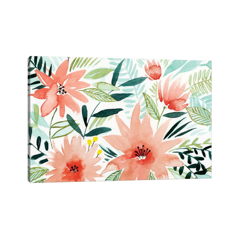 Tropical Drift II - Wrapped Canvas Painting, 101.6 cm H x 66.04 cm W
