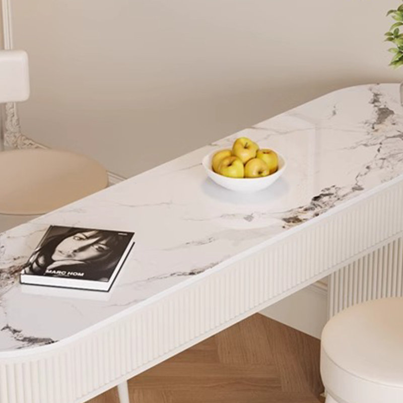 Demps, Blanc / Brun, H 41,3 po x L 78,7 po x l 15,7 po