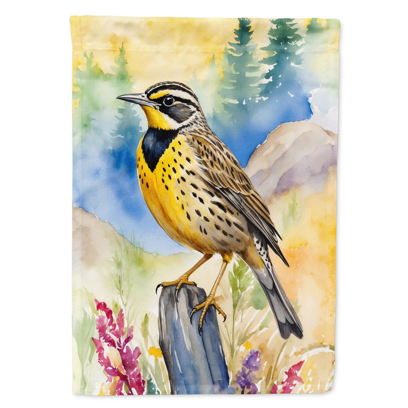 Drapeau de jardin, Meadowlark de l'Ouest de l'Oregon